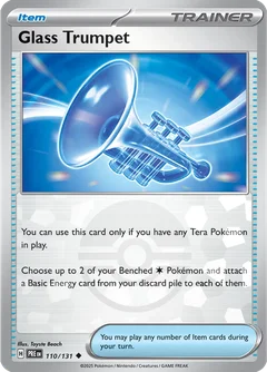 Glass Trumpet Poke ball Holo 110